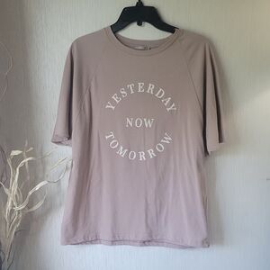 Zara Taupe Collection Tee